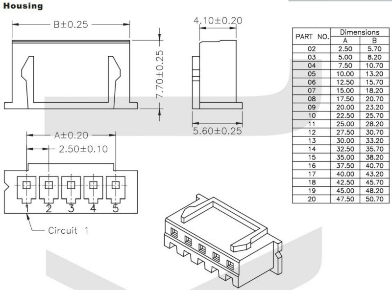 2.5mm電線コネクタ2345678910111213141516１718kls1-2.50ピン、 ul、 cerohs指令仕入れ・メーカー・工場