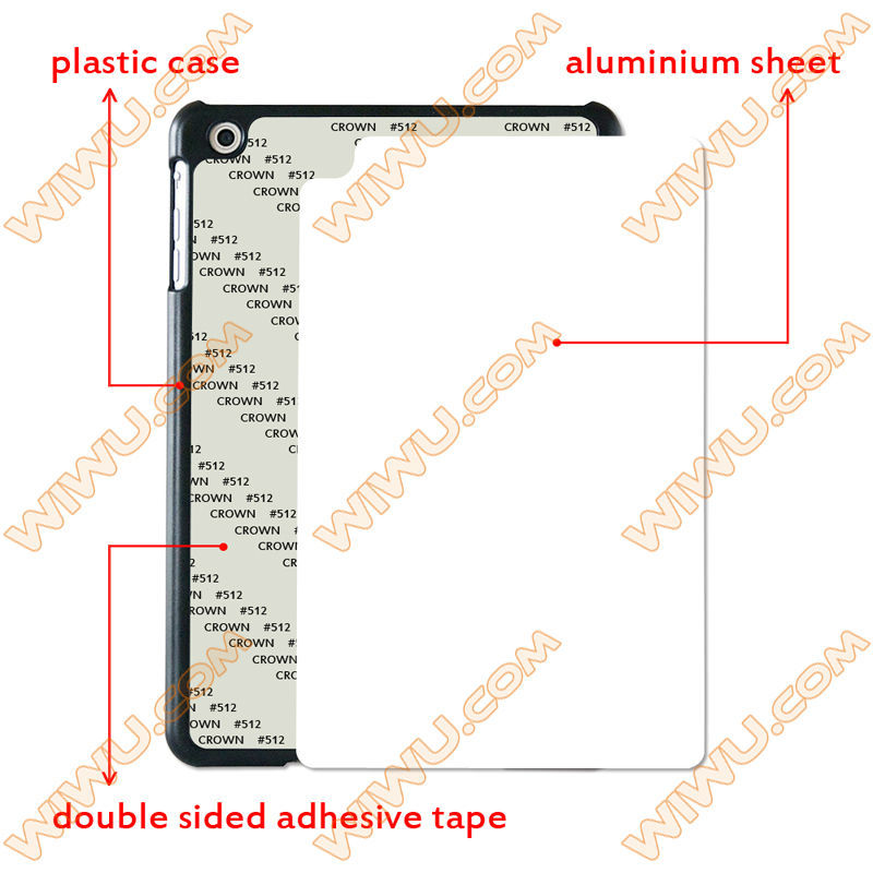 カスタム昇華ブランクプラスチック製ipad専用ケースミニ1/2/3仕入れ・メーカー・工場