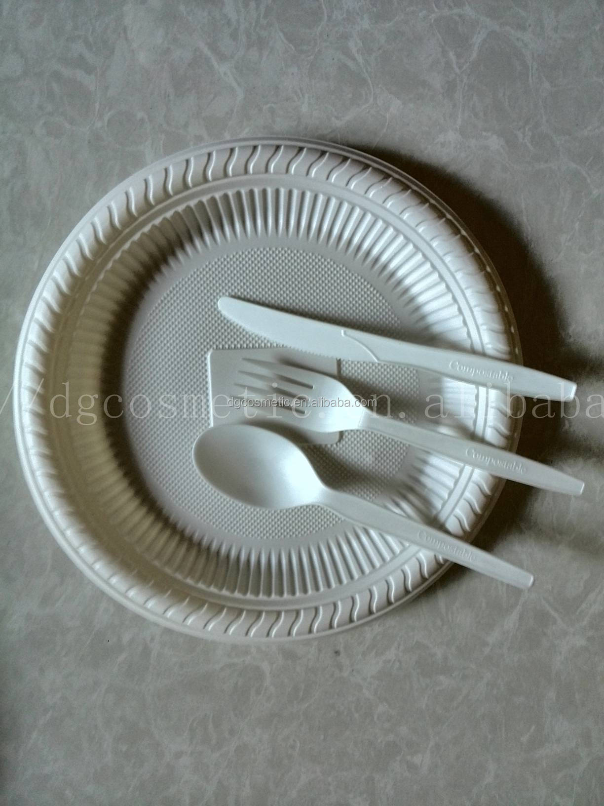 Unique Design Flatware Set Corn starch Tableware Spoon