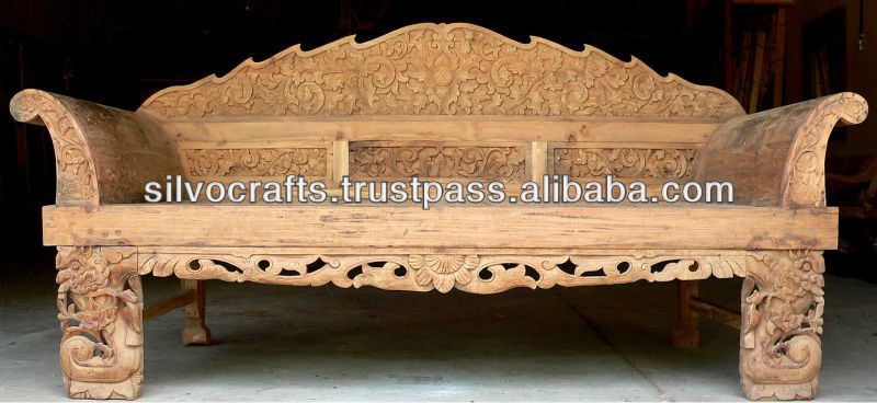 Royal Antique Indian Carved Teak Wooden Furniture From Jodhpur ...