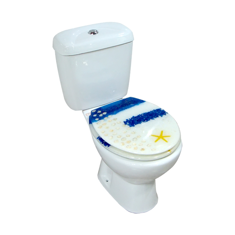 透明polyresinのバスルームのトイレの品質青トイレのシートカバー仕入れ・メーカー・工場