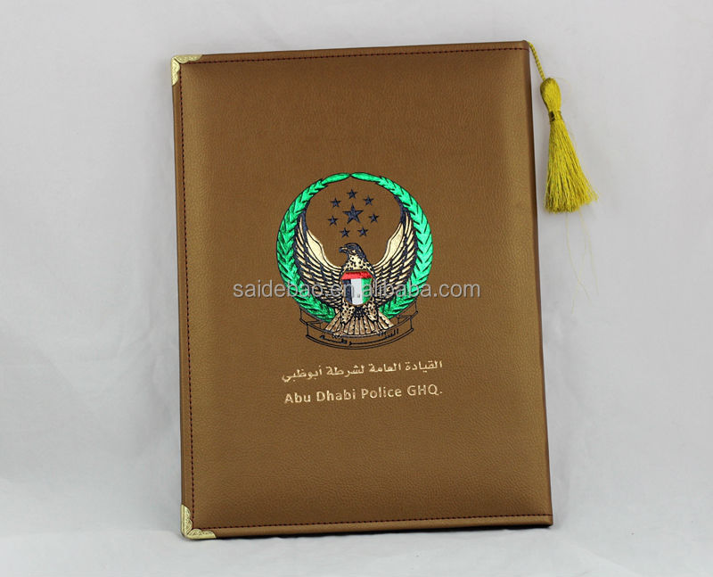 A4 certificate holder/ pu leather certificate holder for sale問屋・仕入れ・卸・卸売り