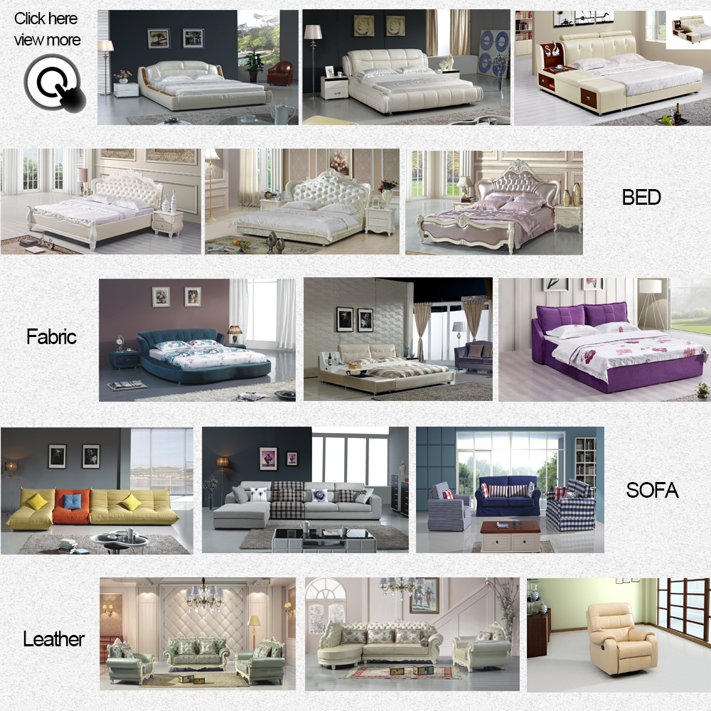 最新のイタリアのベッドルーム家具の金属のベージュ色の革のベッドの設計仕入れ・メーカー・工場