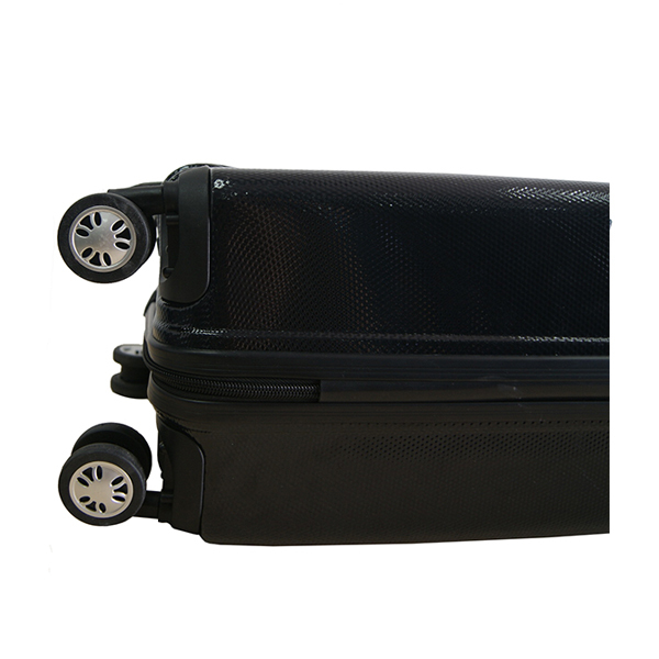 黒のabsハードシェルのpc小さいサイズの荷物が機内持ち込みハードトロリースーツケース仕入れ・メーカー・工場