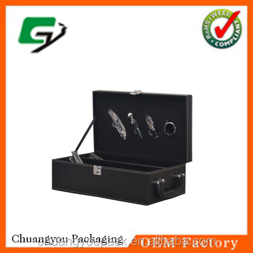 Embossing,Glossy Lamination,Matt Lamination,Stamping Printing Handling And Leather Material folder red wine case