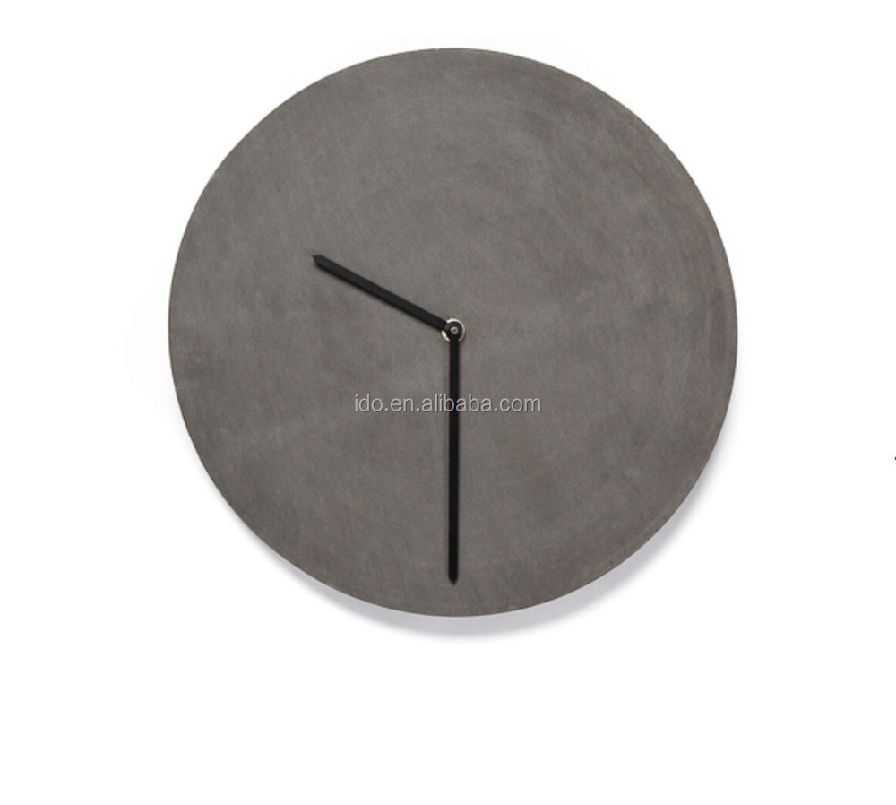 Orologio rotondo lampada da parete cemento indoor/cemento lampada ...