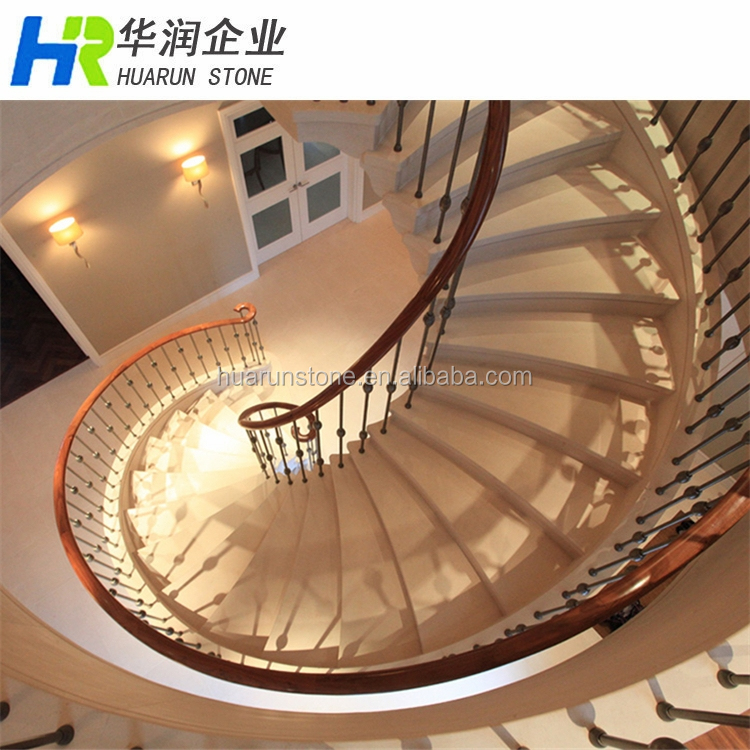 moca cream beige limestone stair2