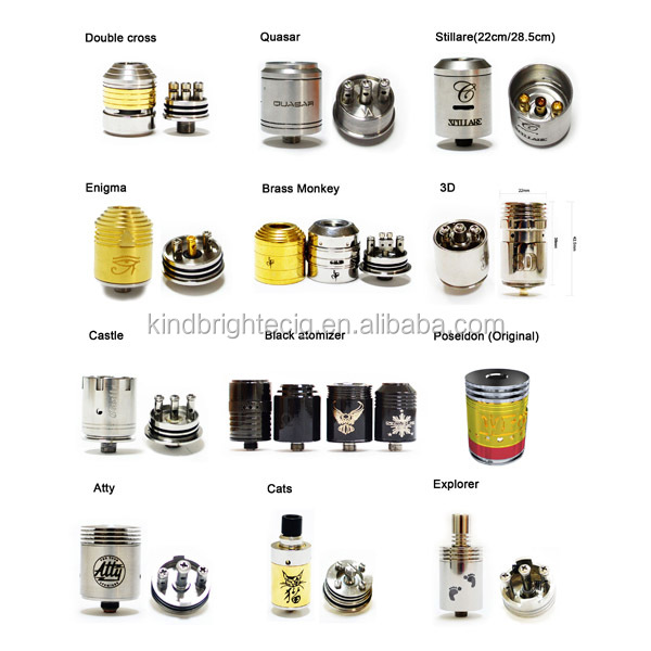 Nice airflow system atomizer Vulcan RDA with copper pin