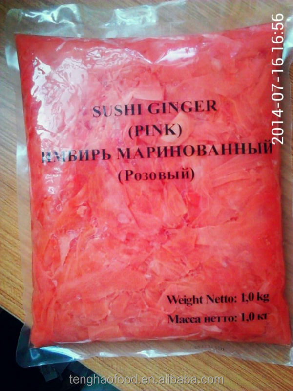 Sample avialble pink sweet taste quality guarantte sushi ginger marinated