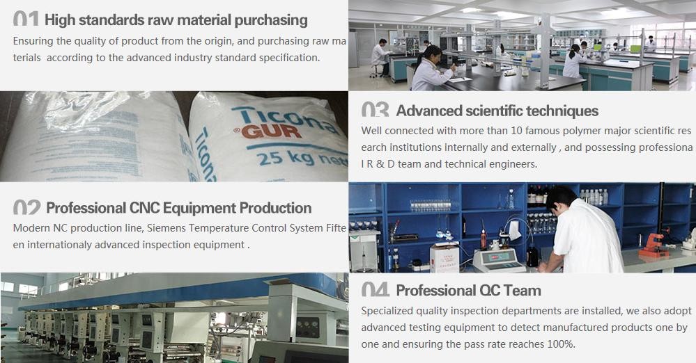 Uhmwpeプラスチックコンベアアイドラーローラー高度な製造技術-- jinhangのエンジニアリングプラスチック仕入れ・メーカー・工場