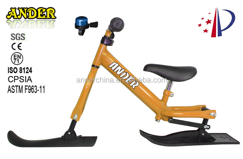 新しいタイプのカラフルな子供の2014年スキーバイク/雪バイクベル付きバイク問屋・仕入れ・卸・卸売り