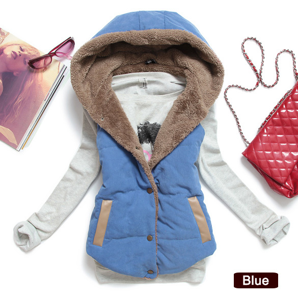 冬のファッション女性の毛皮のフード2015スプライシング厚い綿sv005389韓国スタイルの冬のコート仕入れ・メーカー・工場