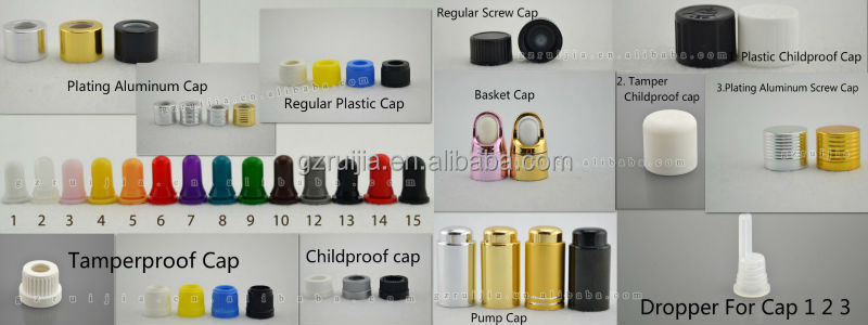 オリーブオイルのガラスびんプラスチックキャップ付きeliquidのためのチャイルドプルーフキャップ、 ejuice、 ecigボットガラスのドロッパー問屋・仕入れ・卸・卸売り
