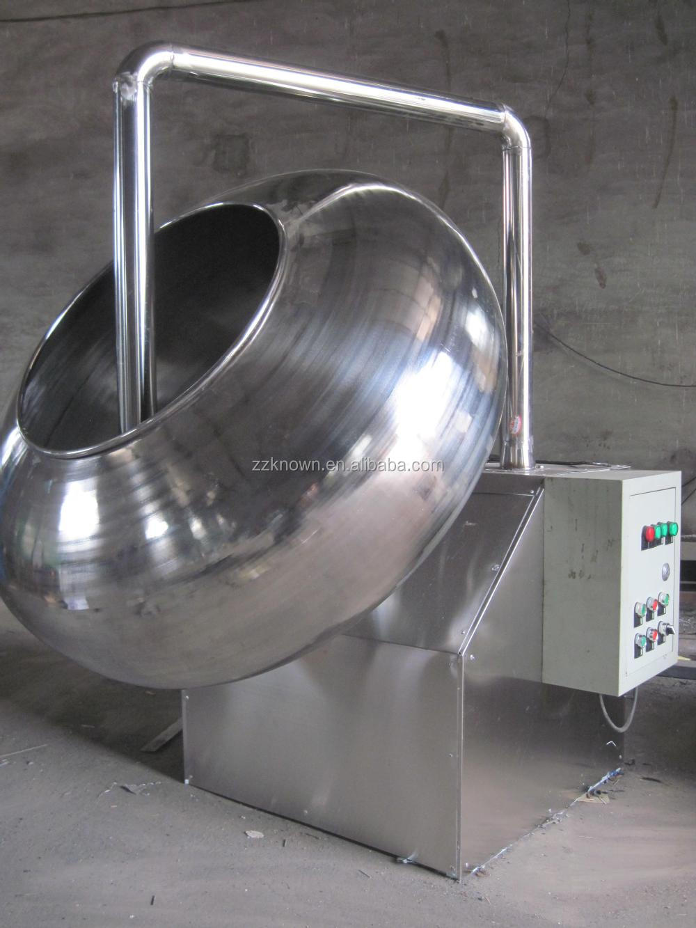 Professional Manufacture Stainless Steel Coating Pan Machine,Chocolate