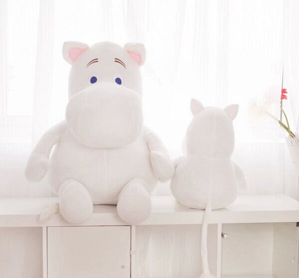 huge lovely white creative hippo toy plush doll cartoon moomin hippo doll pillow birthday gift toy about 100cm aeProduct.getSubject()