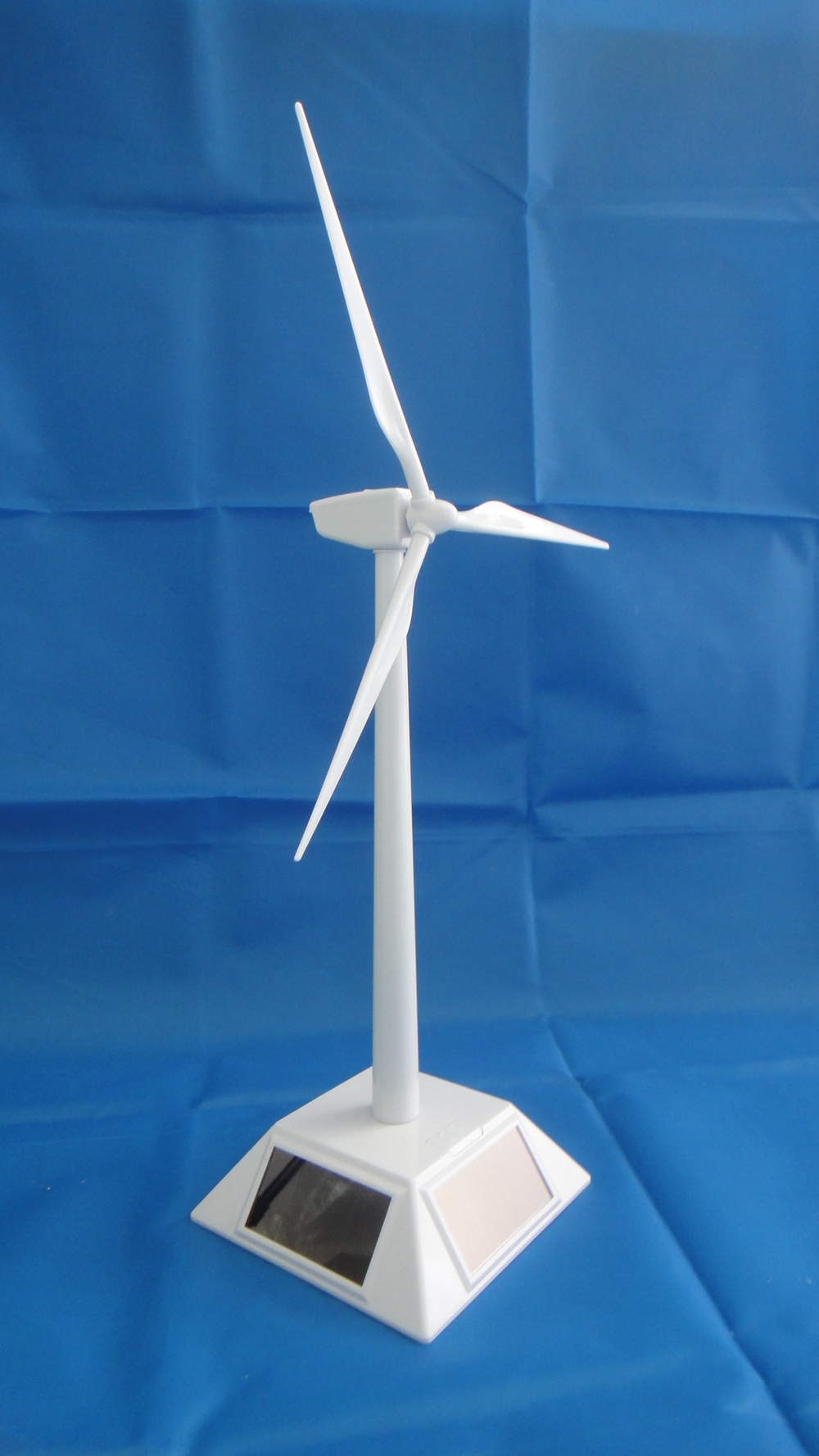 Home Office Decoration Abs Desktop Model Solar Power Windmill Kids