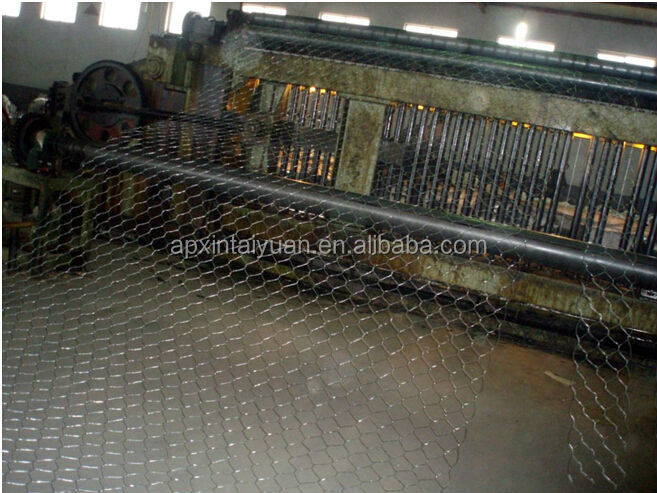 Hot-dipped galvanized or PVC coated high quality china factory hexagonal chicken cage netting gabion mesh