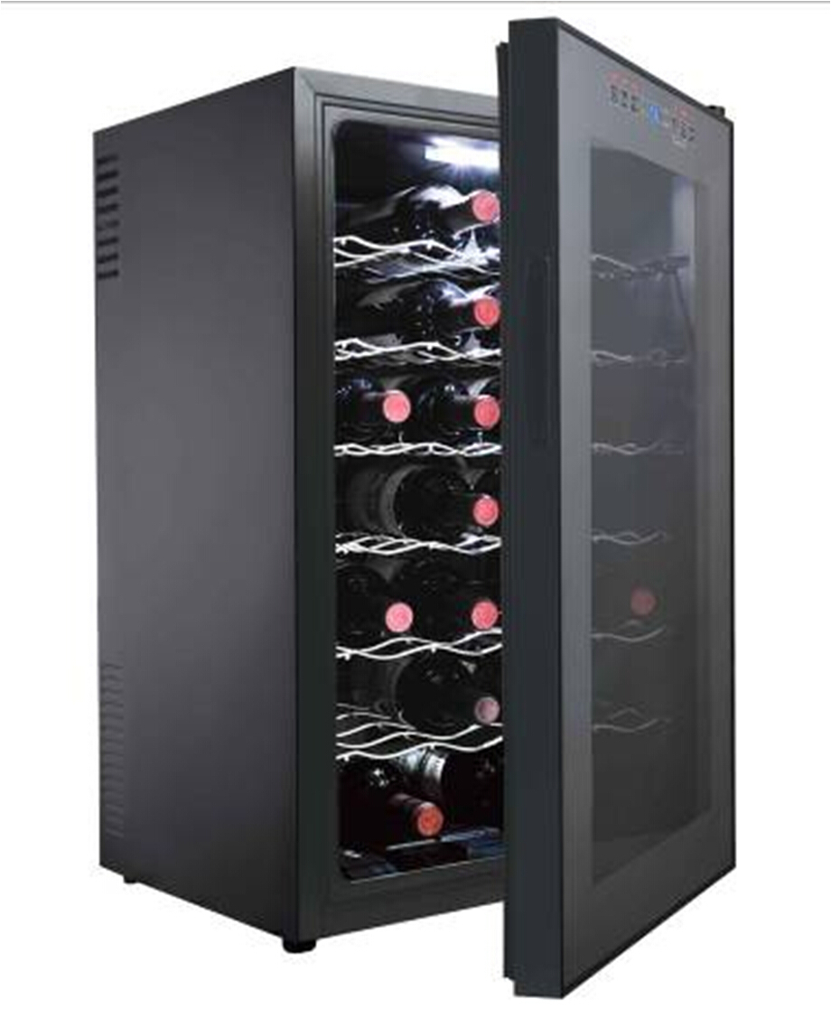 24 Bottles Wine Refrigerator,Fridge For Red Wine,Dual Zone Wine Coolers
