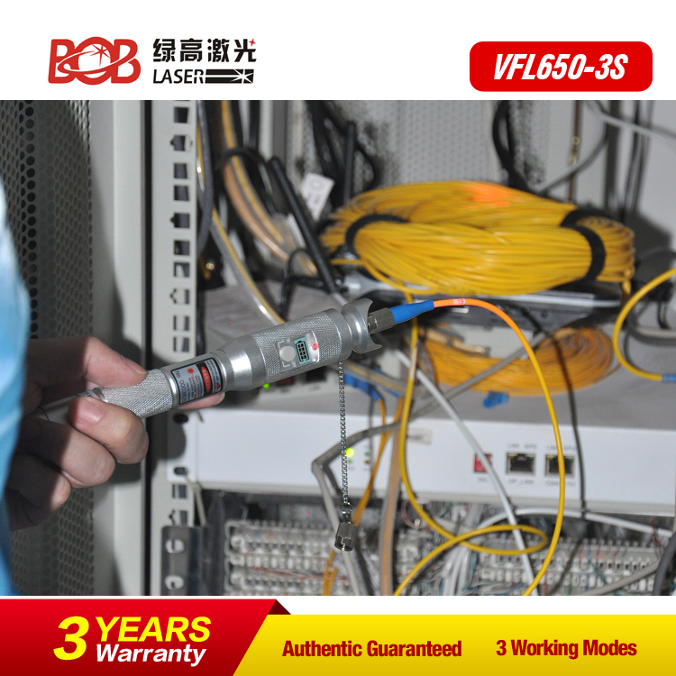 Light Source Pen Type Fiber Optic Visual Fault Locator design of Screen (BOB-VFL650-3S)