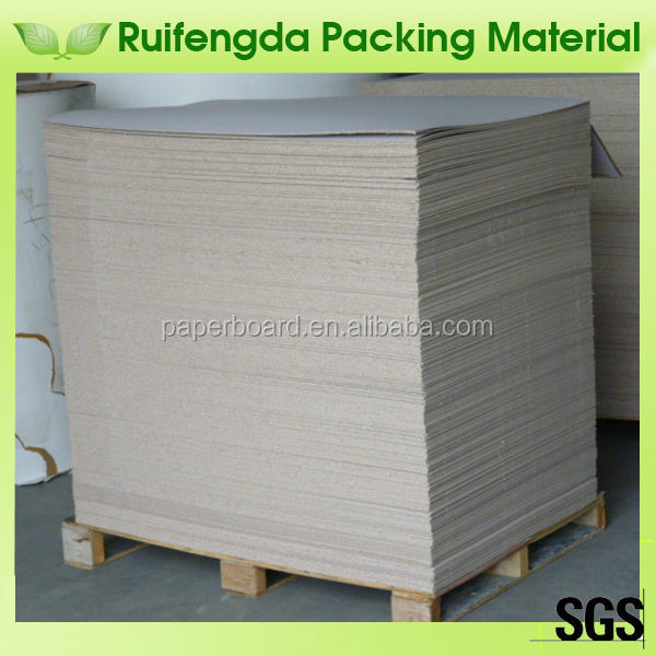 Paper insole board covered 2.5mm gray paper board board