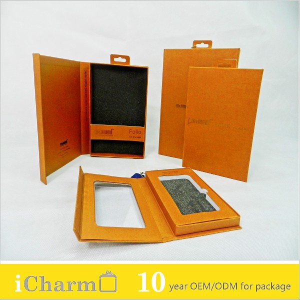 クラフトプラスチック製の包装箱クリアウィンドウ付き電話のケースのための仕入れ・メーカー・工場