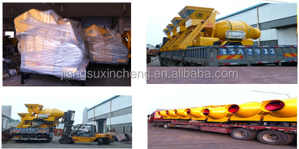 Widely-used compulsory JS500 best sand and cement mixer saffron yellow painted
