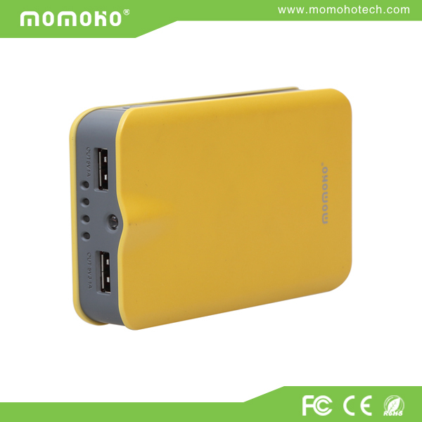 MOMOHO 3.1A high speed charging 12000mAh portable power bank for laptop