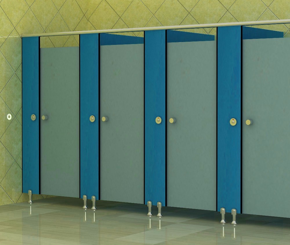 Shenzhen Factory Hpl Laminate Solid Phenolic Mould Proof Toilet Cubicle