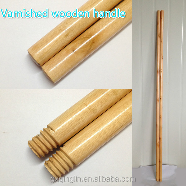 安いニス木製のモップの棒、 木製のほうきのハンドル問屋・仕入れ・卸・卸売り