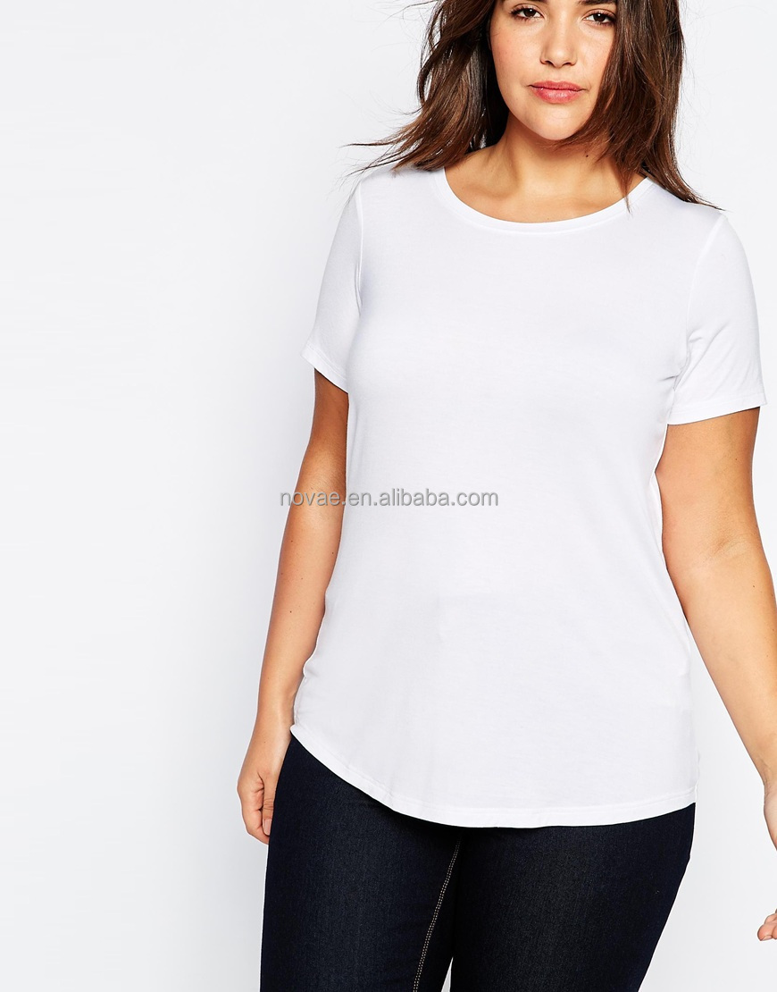 女性t- シャツのための綿織物ラベルなし100t- シャツ半袖女性オーバーサイズt- シャツ仕入れ・メーカー・工場