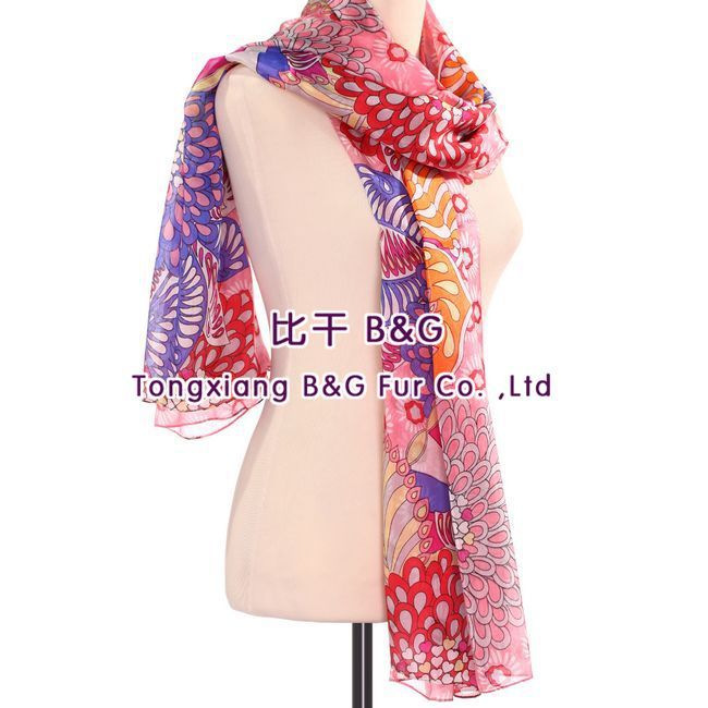 本当の絹ショールbg804972015ファッションの女性仕入れ・メーカー・工場