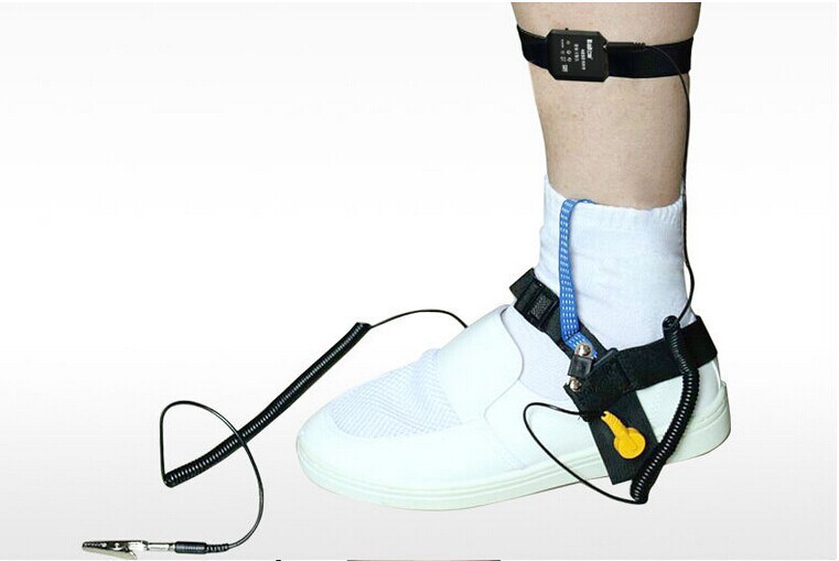 Intelligent alarming device ESD tools anti static heel strap ankle