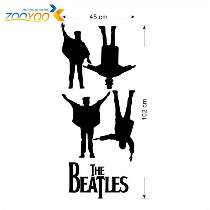 Beatles Wall Decals 2015 New Designs Removabl Music The Beatles Vinyl