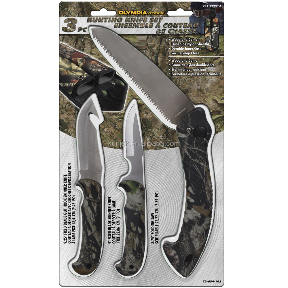 3pc Hunting Knife Set View Camping Tools Iwork Product Details