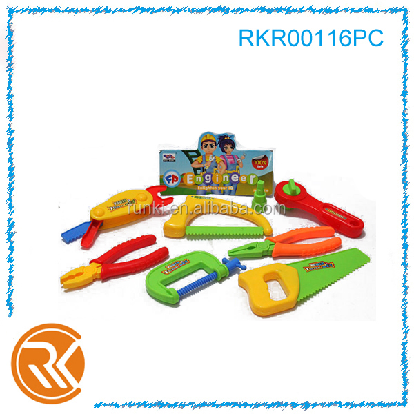 プラスチックの面白い演奏メカニックツールキットのおもちゃプラスチック子どもたちのツール遊びのおもちゃプレイセット問屋・仕入れ・卸・卸売り