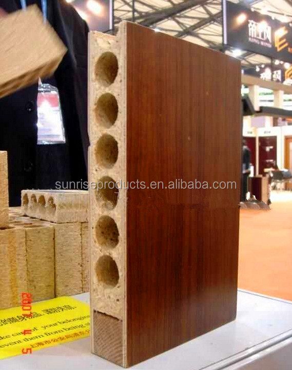 Hollow core particle board used as door core.jpg