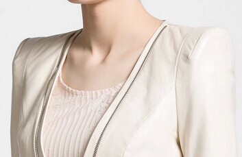 短い女性のdesginファッションシープスキン製スプリングジャケット問屋・仕入れ・卸・卸売り