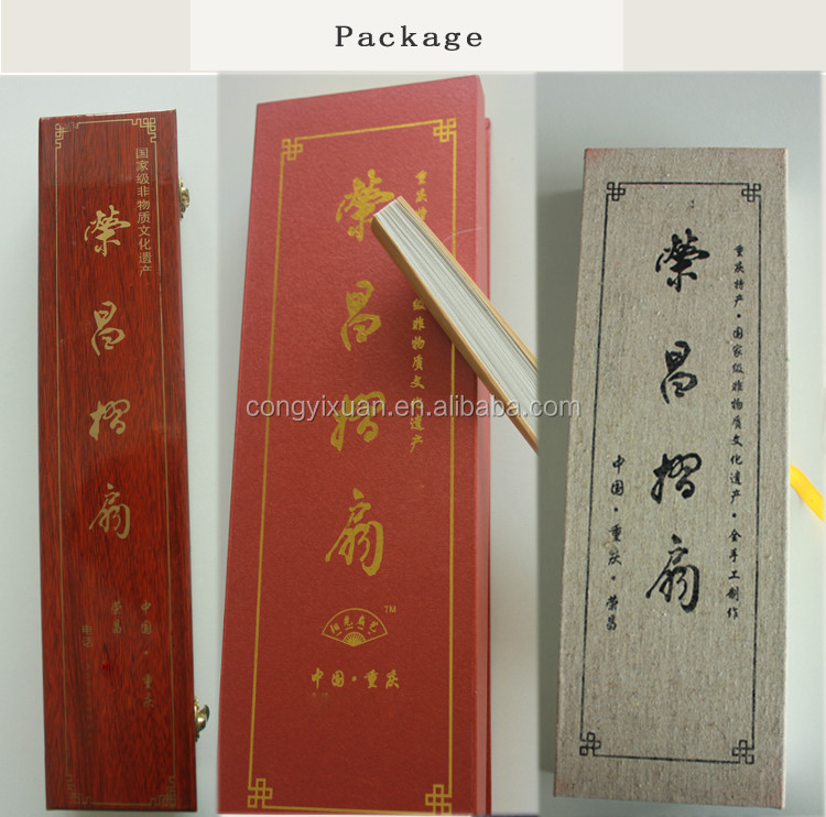 中国の伝統的な美術工芸品竹や草リネンカスタム手作りファン仕入れ・メーカー・工場