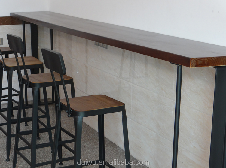 Foshan Customised Vintage Industrial Style 4mm Pine Wood Used Bar