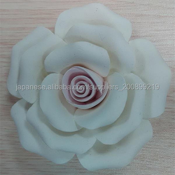 pink ceramic rose aroma flower diffuser with colors customized問屋・仕入れ・卸・卸売り