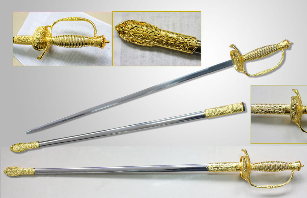 Rapier Ceremoinal Military Navy Military Swords Buy Rapier Ceremoinal