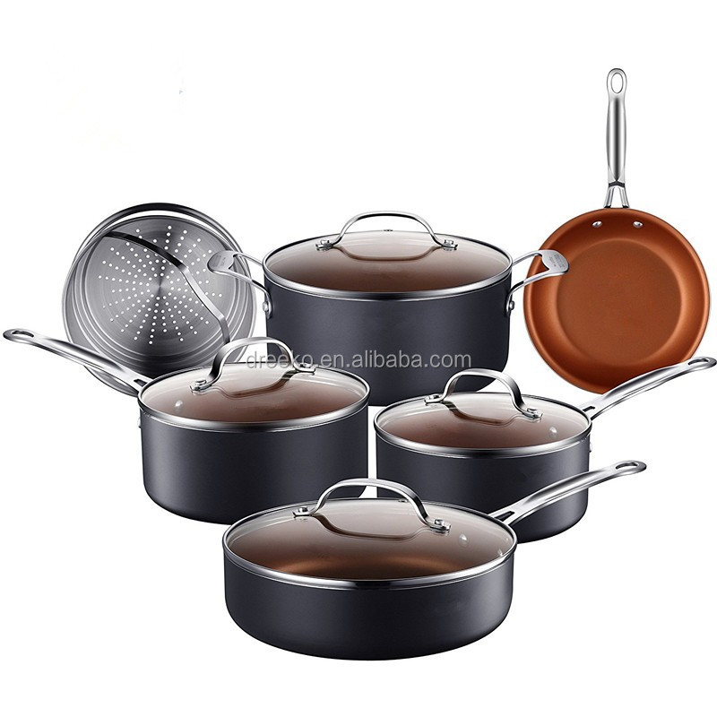 Masterclass Premium Cookware Set 5 Piece Casserole saucepans