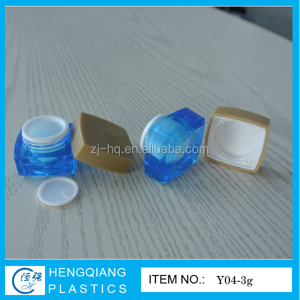 3ml10ミリリットル15ミリリットル30ml50ml四角瓶化粧品クリームジャーアクリルクリームジャー仕入れ・メーカー・工場