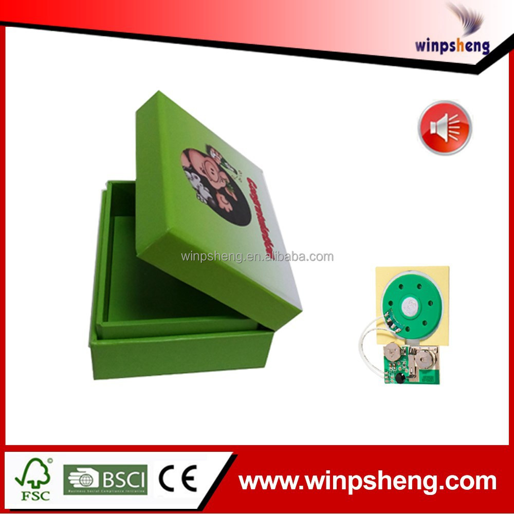 custom handmade music birthday gift box made of paper & card