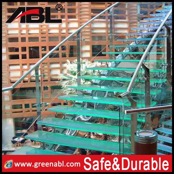 プロジェクトのための建築材料304/316ステンレス鋼ガラスの階段の手すり問屋・仕入れ・卸・卸売り