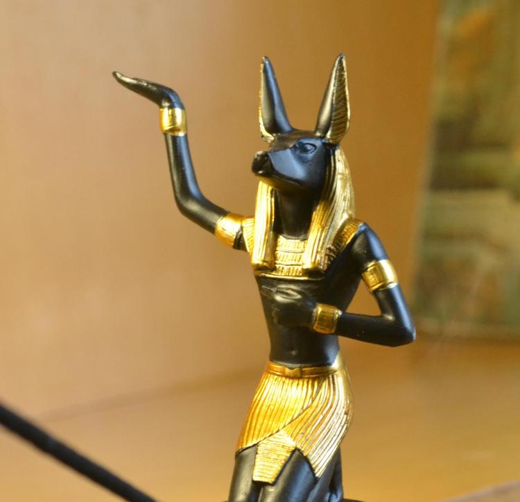 resin god incense burner holder crafts figure egyp