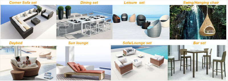 サンドラの籐のラウンジ家具中国抗- 横滑り屋外ホテルのダイニングテーブルと椅子のセット仕入れ・メーカー・工場