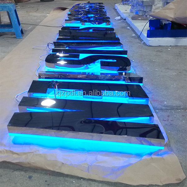 カスタム防水ledバック点灯アクリルロゴ記号仕入れ・メーカー・工場