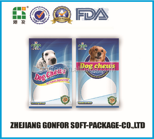 2014 new product laminated pouch pet food packing