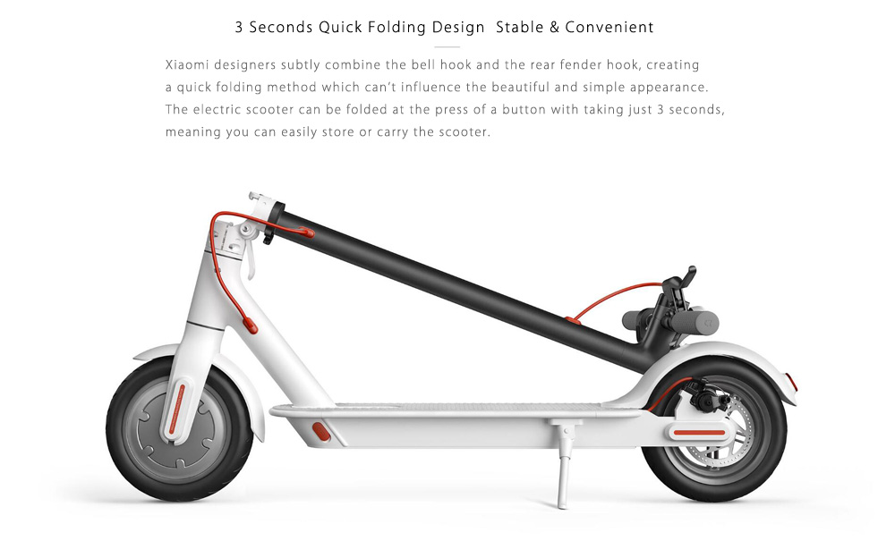 xiaomi scooter folding